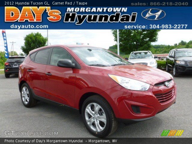 2012 Hyundai Tucson GL in Garnet Red