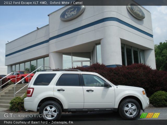 2012 Ford Escape XLT 4WD in Oxford White