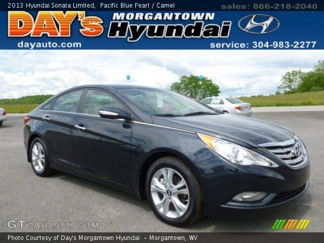 2013 Hyundai Sonata Limited in Pacific Blue Pearl