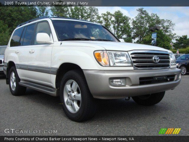 2005 Toyota Land Cruiser  in Natural White
