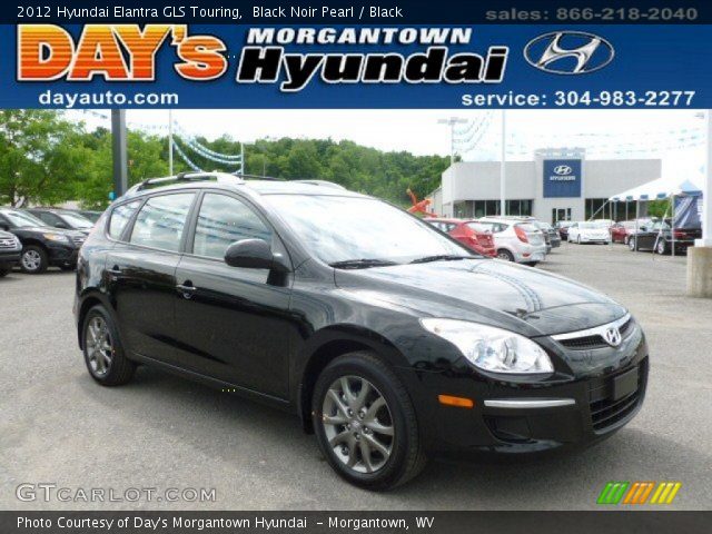 2012 Hyundai Elantra GLS Touring in Black Noir Pearl