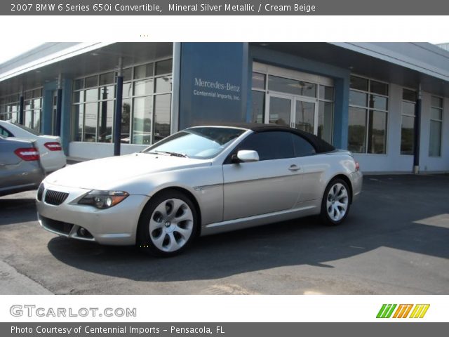 2007 BMW 6 Series 650i Convertible in Mineral Silver Metallic