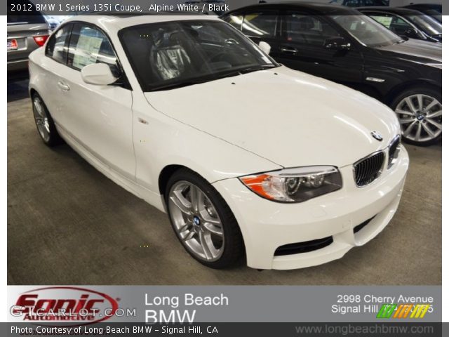 2012 BMW 1 Series 135i Coupe in Alpine White