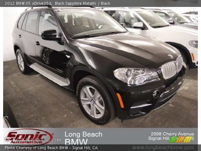 2012 BMW X5 xDrive35d in Black Sapphire Metallic