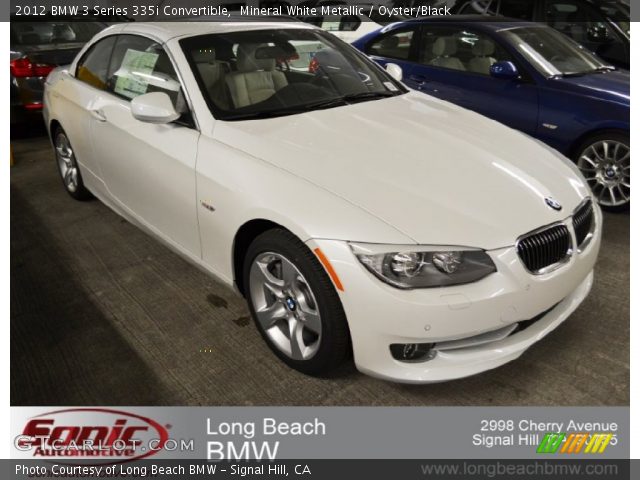2012 BMW 3 Series 335i Convertible in Mineral White Metallic