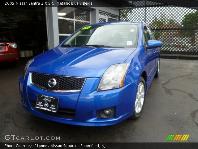 2009 Nissan Sentra 2.0 SR in Metallic Blue