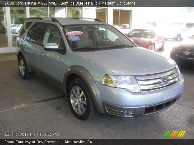2008 Ford Taurus X SEL AWD in Light Ice Blue Metallic