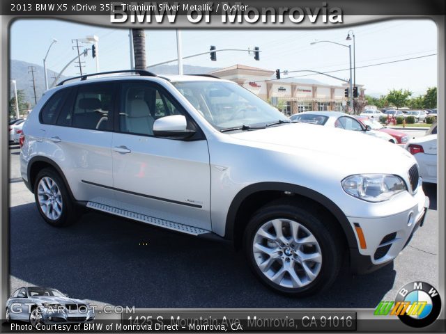 2013 BMW X5 xDrive 35i in Titanium Silver Metallic
