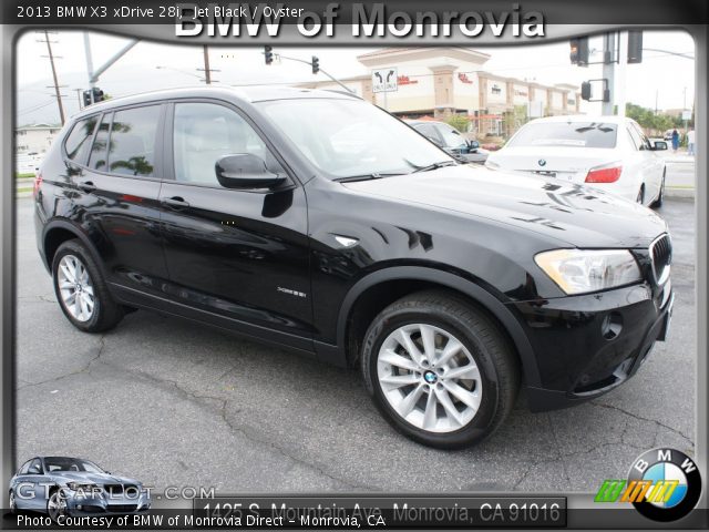 2013 BMW X3 xDrive 28i in Jet Black