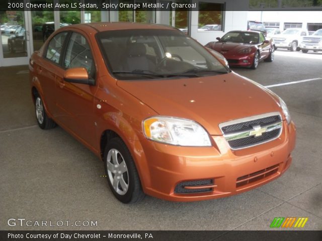 2008 Chevrolet Aveo LS Sedan in Spicy Orange Metallic