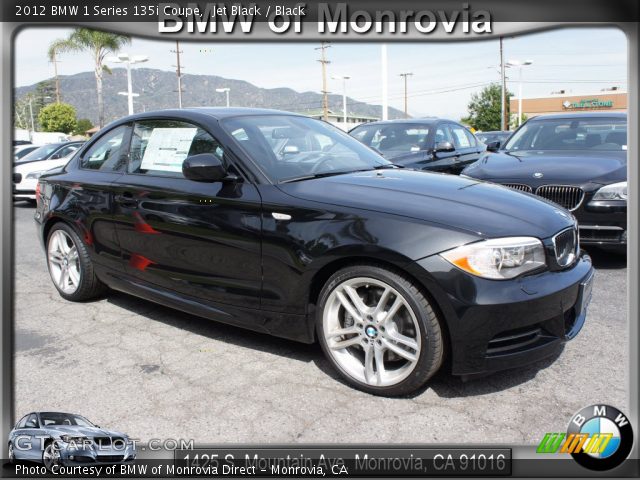 2012 BMW 1 Series 135i Coupe in Jet Black