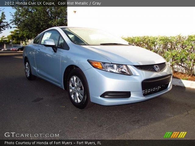 2012 Honda Civic LX Coupe in Cool Mist Metallic