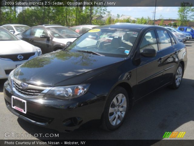 2009 Subaru Impreza 2.5i Sedan in Obsidian Black Pearl