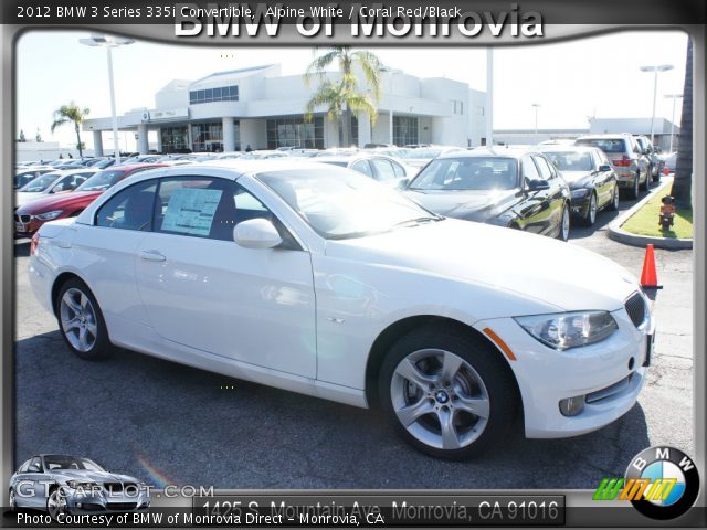 2012 BMW 3 Series 335i Convertible in Alpine White