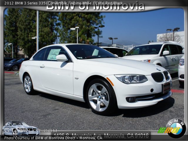 2012 BMW 3 Series 335i Convertible in Alpine White