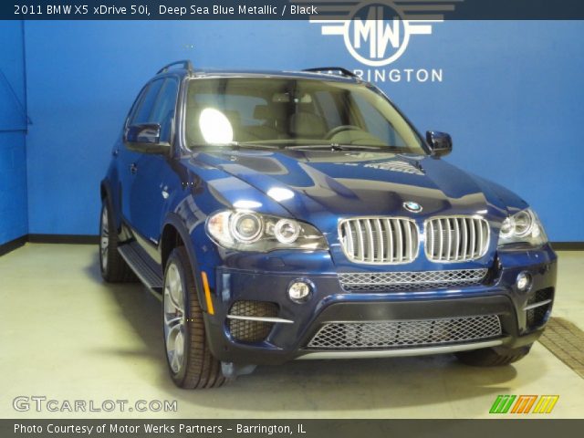 2011 BMW X5 xDrive 50i in Deep Sea Blue Metallic