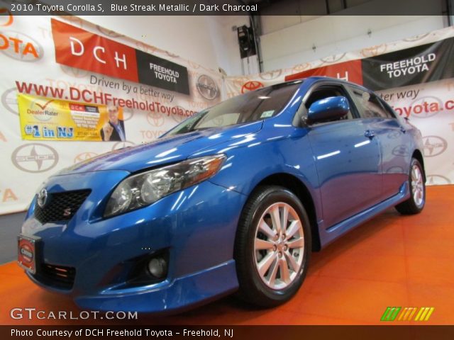 2010 Toyota Corolla S in Blue Streak Metallic