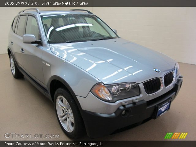 2005 BMW X3 3.0i in Silver Gray Metallic