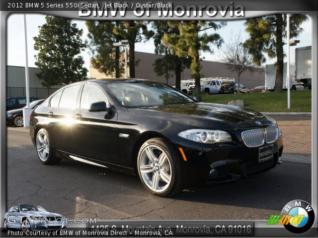 2012 BMW 5 Series 550i Sedan in Jet Black