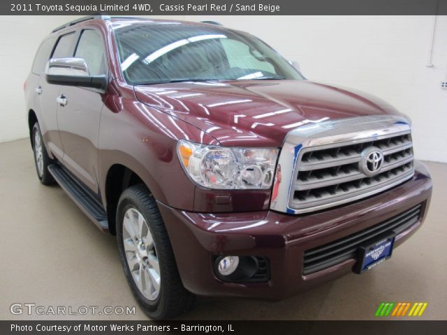 2011 Toyota Sequoia Limited 4WD in Cassis Pearl Red
