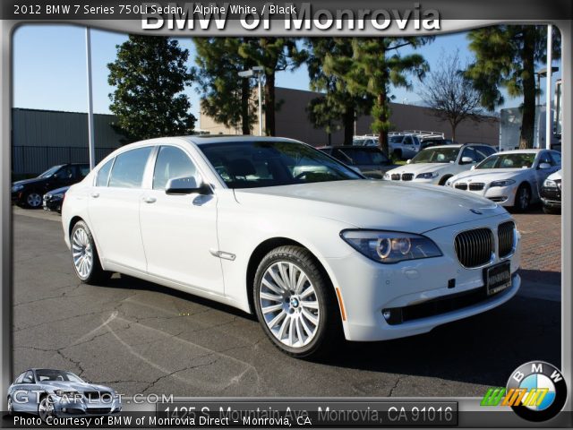 2012 BMW 7 Series 750Li Sedan in Alpine White