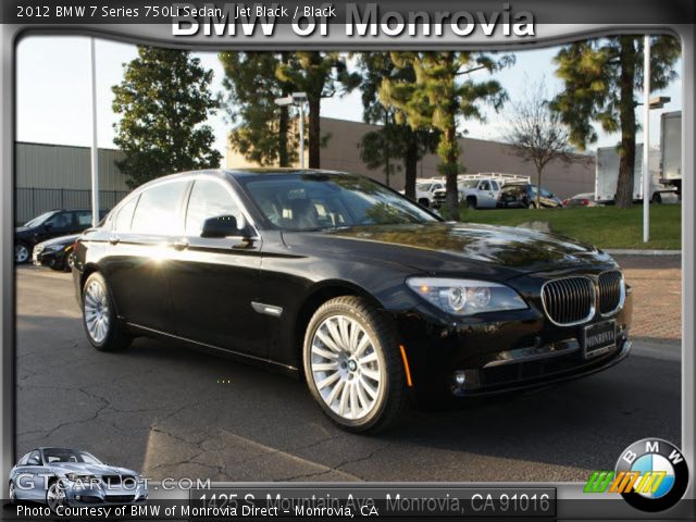 2012 BMW 7 Series 750Li Sedan in Jet Black