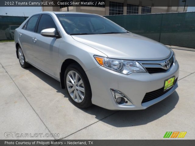 2012 Toyota Camry XLE V6 in Classic Silver Metallic