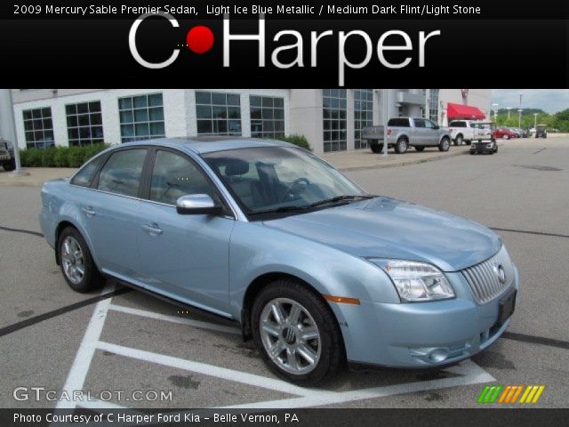 2009 Mercury Sable Premier Sedan in Light Ice Blue Metallic