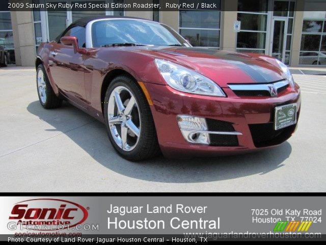 2009 Saturn Sky Ruby Red Special Edition Roadster in Ruby Red