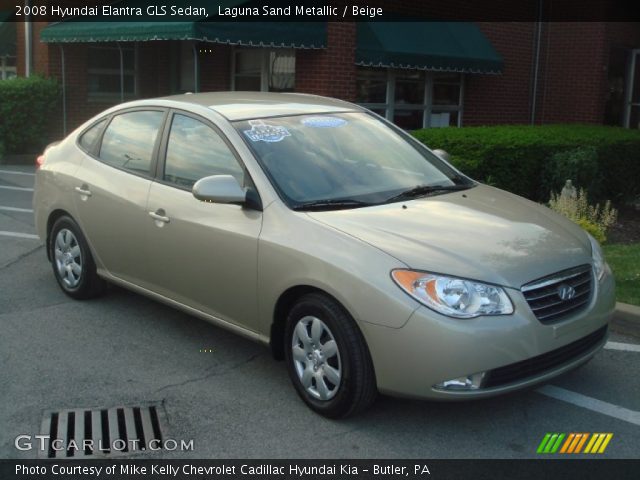 2008 Hyundai Elantra GLS Sedan in Laguna Sand Metallic