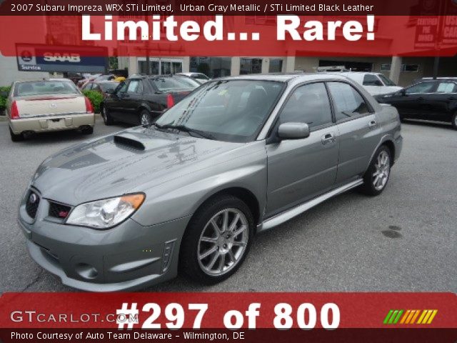 2007 Subaru Impreza WRX STi Limited in Urban Gray Metallic