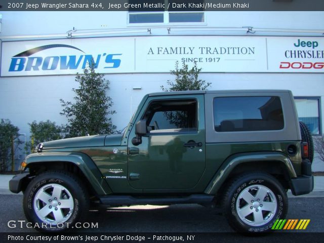 2007 Jeep Wrangler Sahara 4x4 in Jeep Green Metallic
