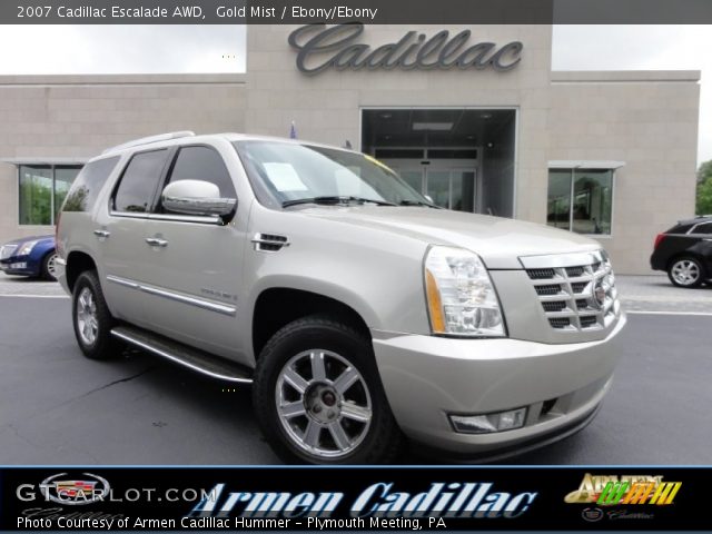 2007 Cadillac Escalade AWD in Gold Mist