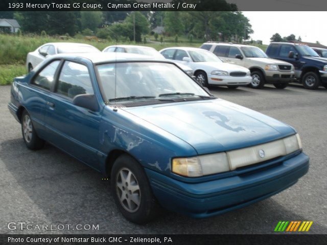 1993 Mercury Topaz GS Coupe in Cayman Green Metallic