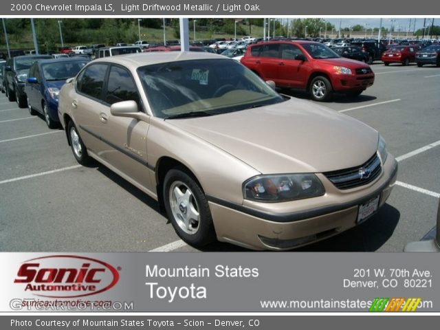 2000 Chevrolet Impala LS in Light Driftwood Metallic