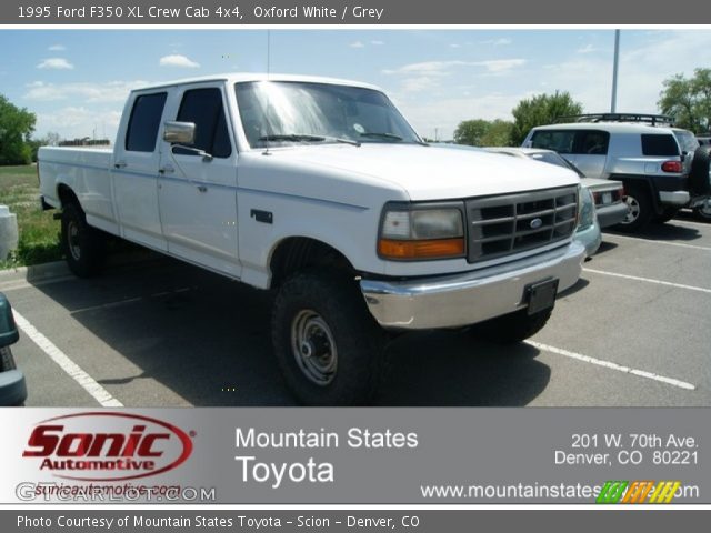 1995 Ford F350 XL Crew Cab 4x4 in Oxford White