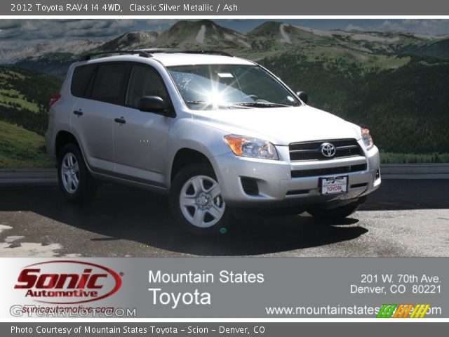 2012 Toyota RAV4 I4 4WD in Classic Silver Metallic