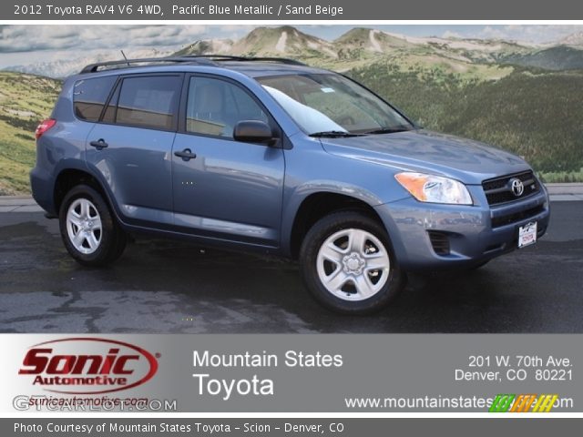 2012 Toyota RAV4 V6 4WD in Pacific Blue Metallic