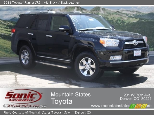 2012 Toyota 4Runner SR5 4x4 in Black