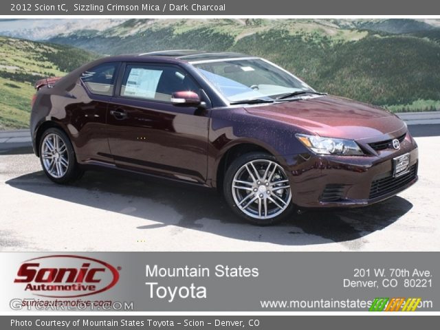 2012 Scion tC  in Sizzling Crimson Mica
