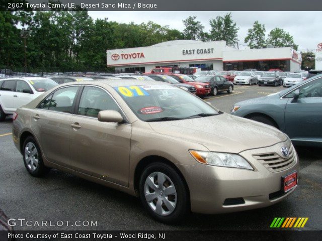 2007 Toyota Camry LE in Desert Sand Mica