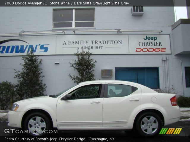 2008 Dodge Avenger SE in Stone White