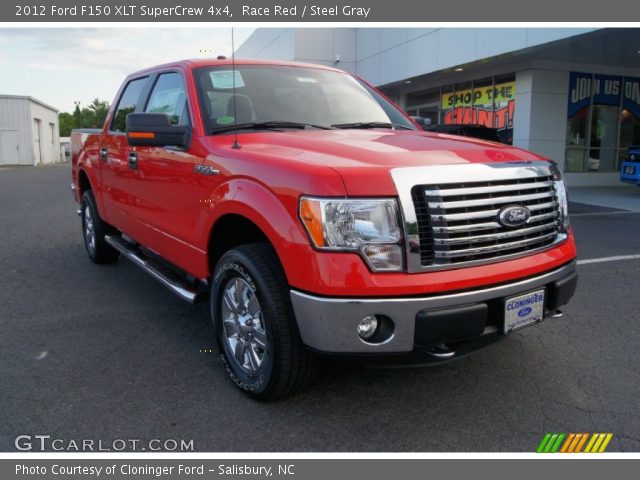 2012 Ford F150 XLT SuperCrew 4x4 in Race Red