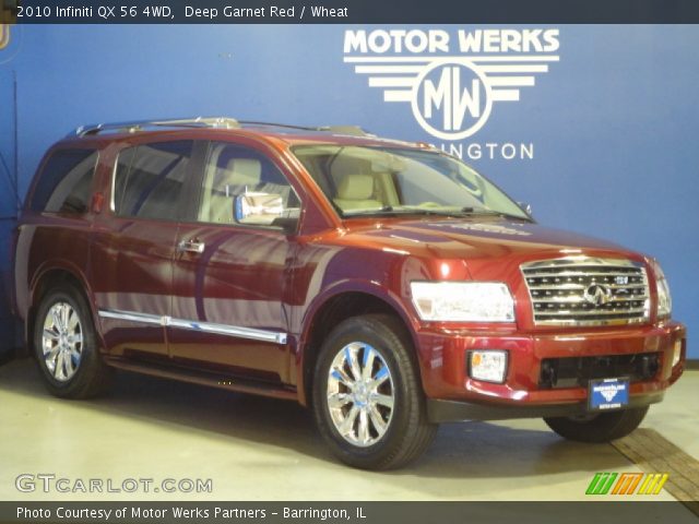 2010 Infiniti QX 56 4WD in Deep Garnet Red