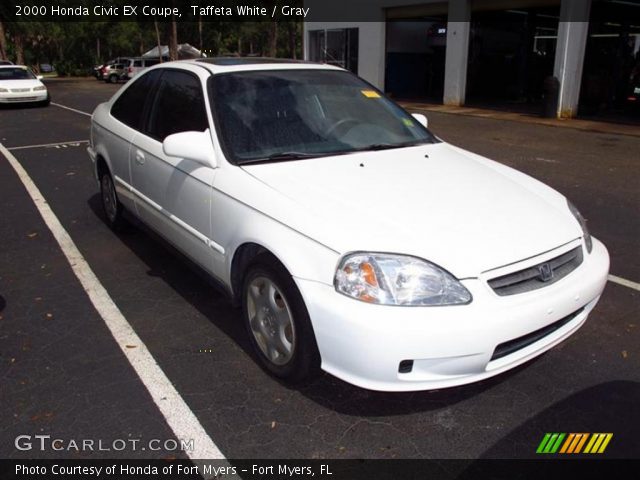 2000 Honda Civic EX Coupe in Taffeta White