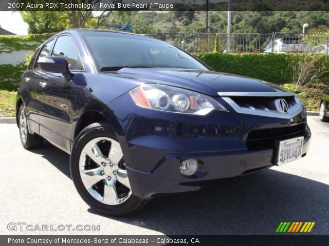 2007 Acura RDX Technology in Royal Blue Pearl