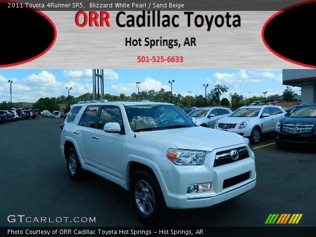 2011 Toyota 4Runner SR5 in Blizzard White Pearl