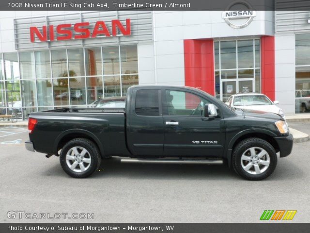 2008 Nissan Titan LE King Cab 4x4 in Timberline Green