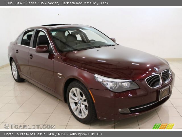 2009 BMW 5 Series 535xi Sedan in Barbera Red Metallic