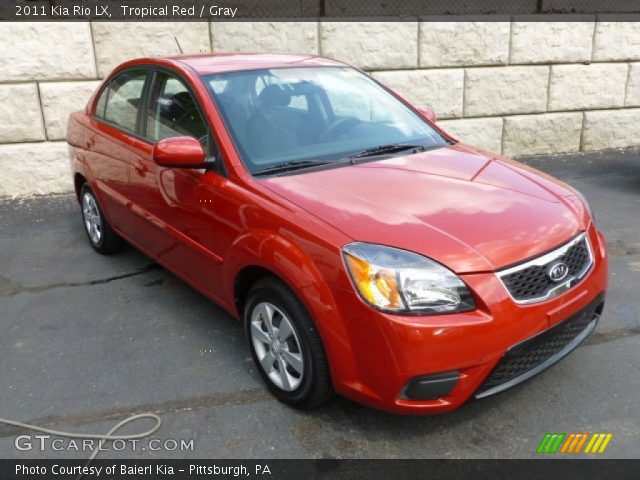 2011 Kia Rio LX in Tropical Red